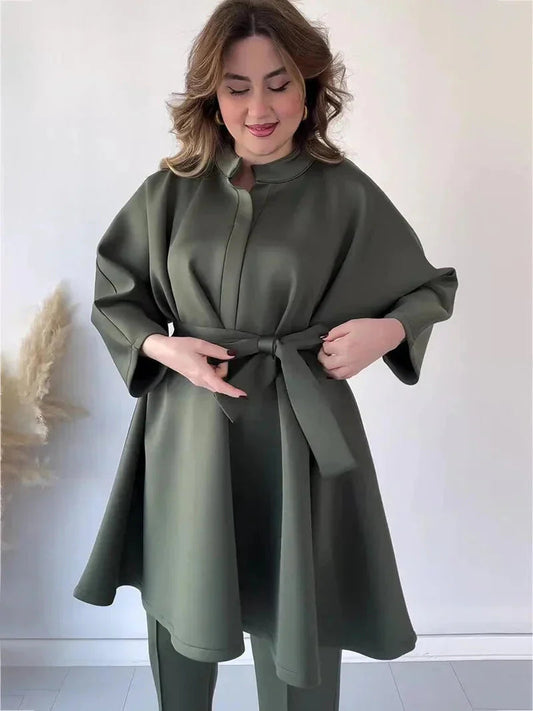 Co-Ord Set | Lange mouwen | Bandjes | Broek | Tweedelige damesset-Hallo Susanne