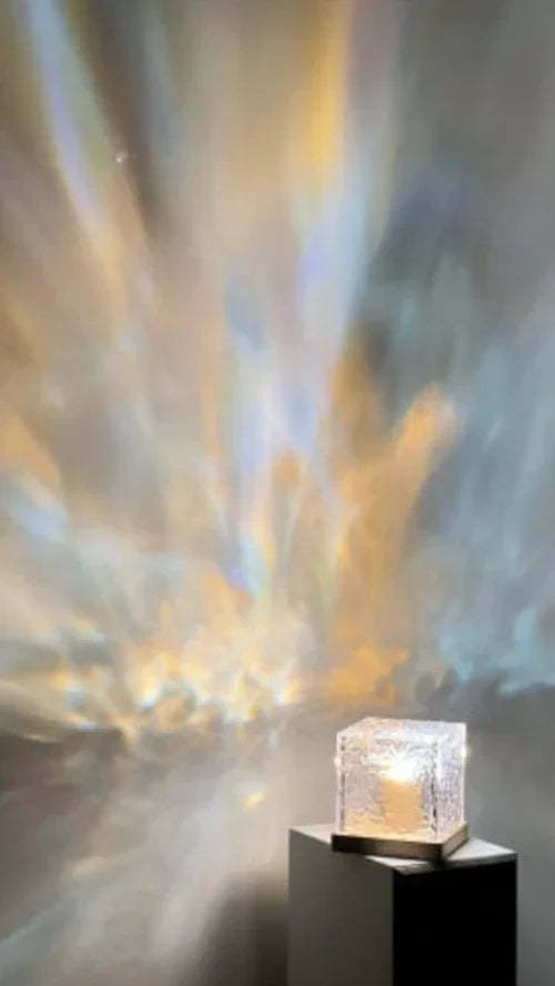 Cube Lamp | USB | Sfeerverlichting | Glazen lamp | Tafellamp-Hallo Susanne