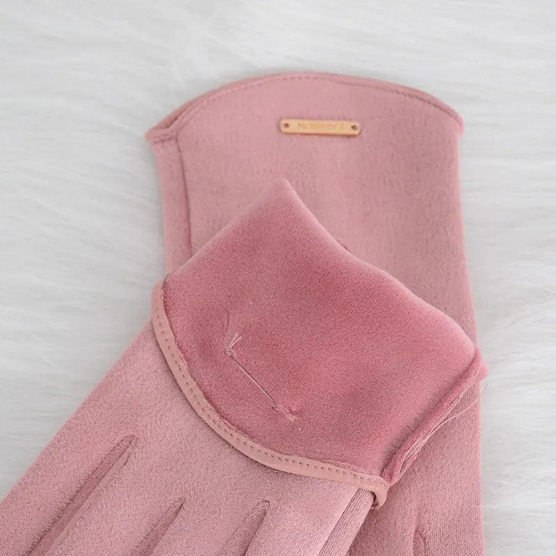 Dameshandschoenen - Warm - Suède - Touchscreenhandschoenen - Winterhandschoenen-Hallo Susanne