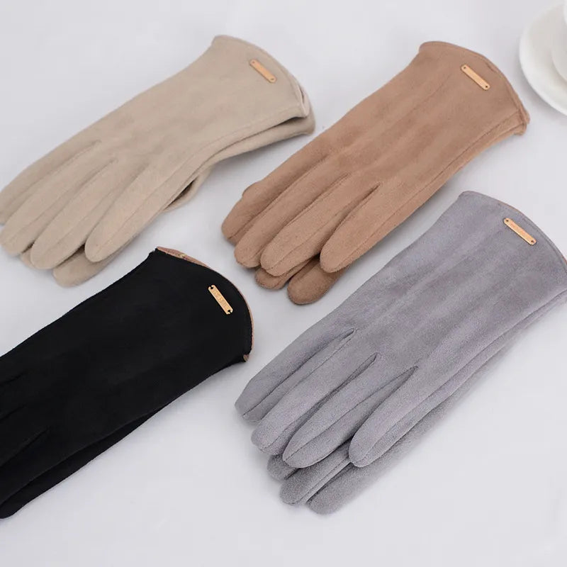 Dameshandschoenen - Warm - Suède - Touchscreenhandschoenen - Winterhandschoenen-Hallo Susanne