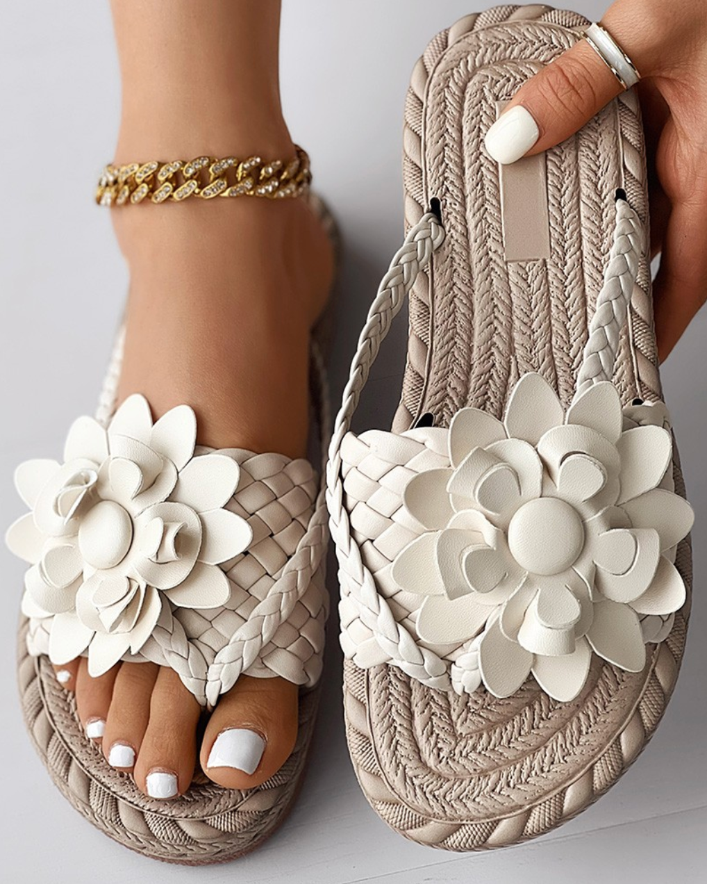 Damesslippers | Ergonomische | Slippers | Slip-On Sandalen | Strawsandalen-Hallo Susanne
