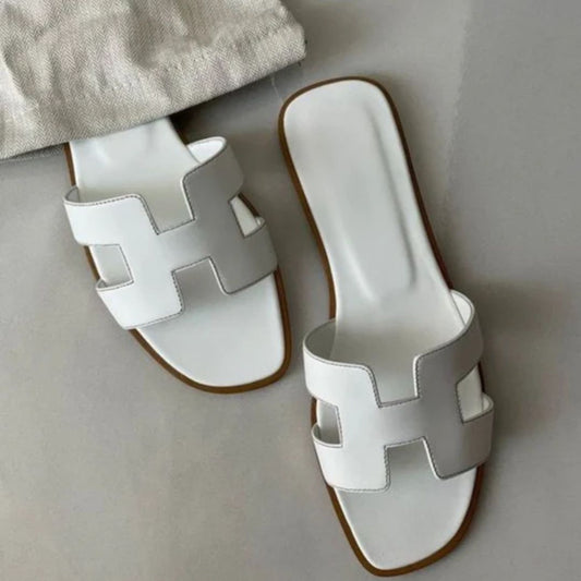 Damesslippers | Zomer | Platte | Slip-On Sandalen | Damesslippers-Hallo Susanne