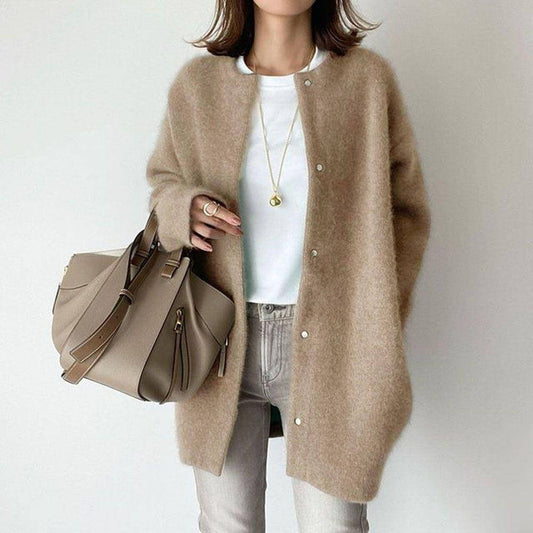 Damesvest | Button-Up | Halflang | Oversized Jas | Voorjaarsjasje-Hallo Susanne