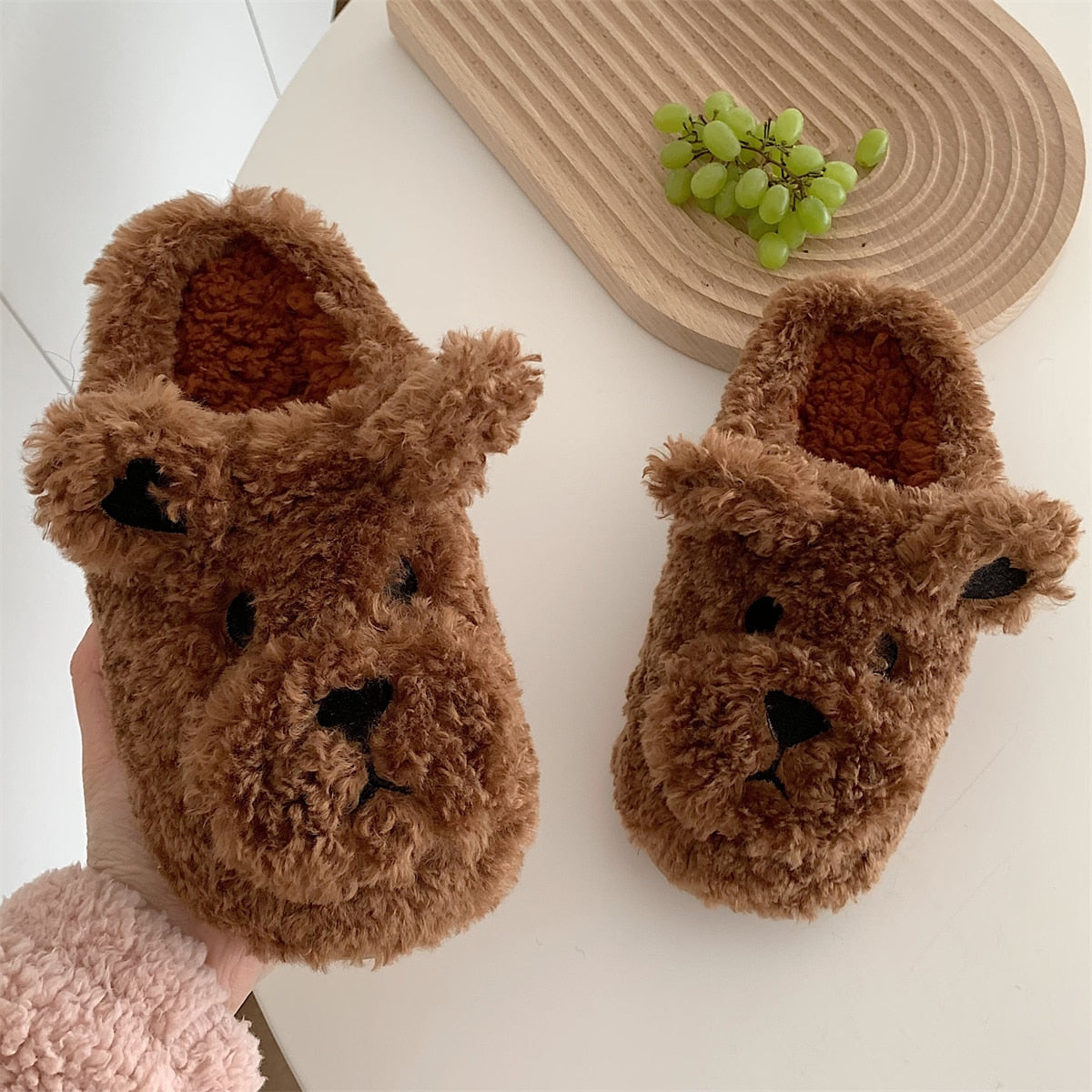 Dierenpantoffels - Warm - Antislip - Winterpantoffels - Dierenhuisschoenen-Hallo Susanne