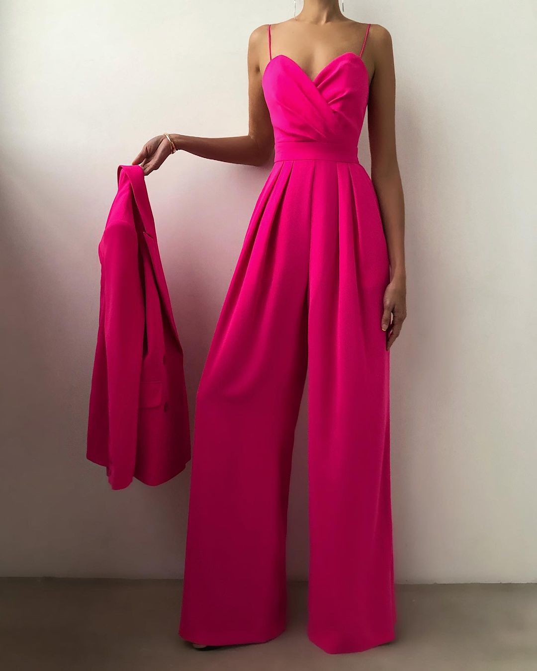 Elegante jumpsuit | Mouwloos | Spaghettibandjes | Jumpsuit met wijde pijpen | Damesjumpsuit-Hallo Susanne