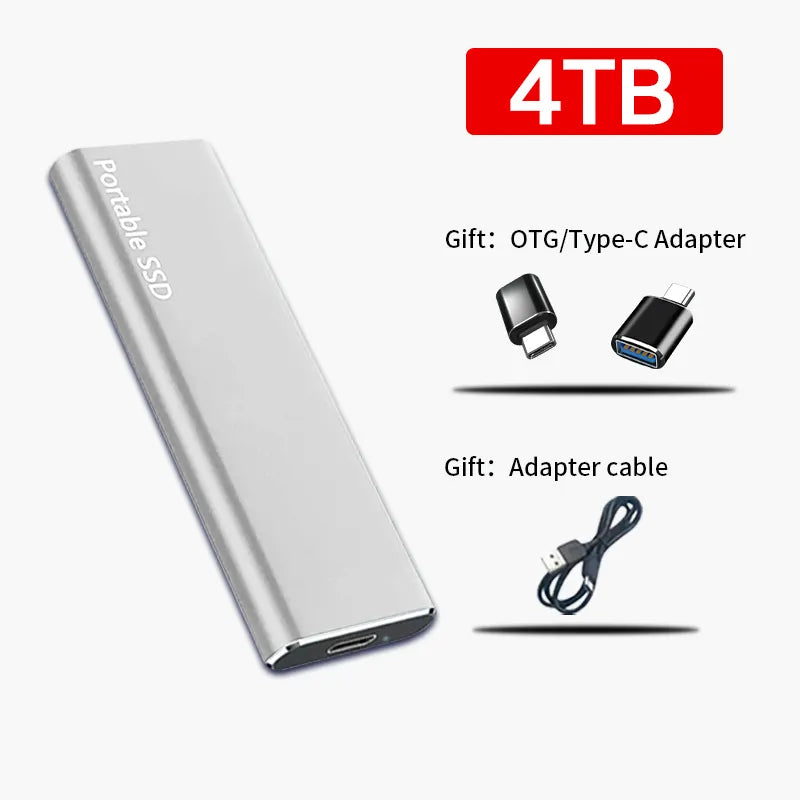 External SSD - Portable - 4TB - External Hard Drive - External Solid State Drive-Hallo Susanne