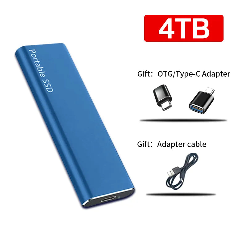 External SSD - Portable - 4TB - External Hard Drive - External Solid State Drive-Hallo Susanne