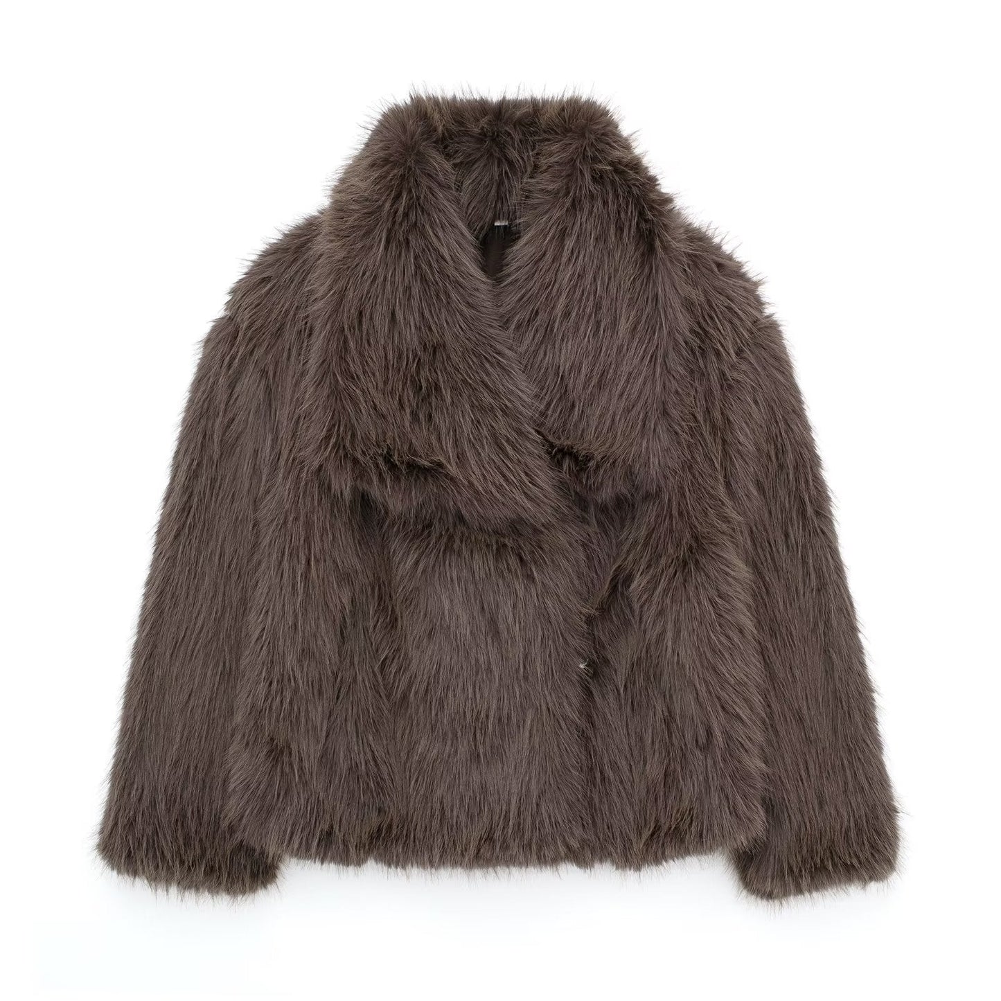 Faux Fur Jas - Kort - Flurry - Synthetische Bontjas - Fluffy Jas Dames-Hallo Susanne