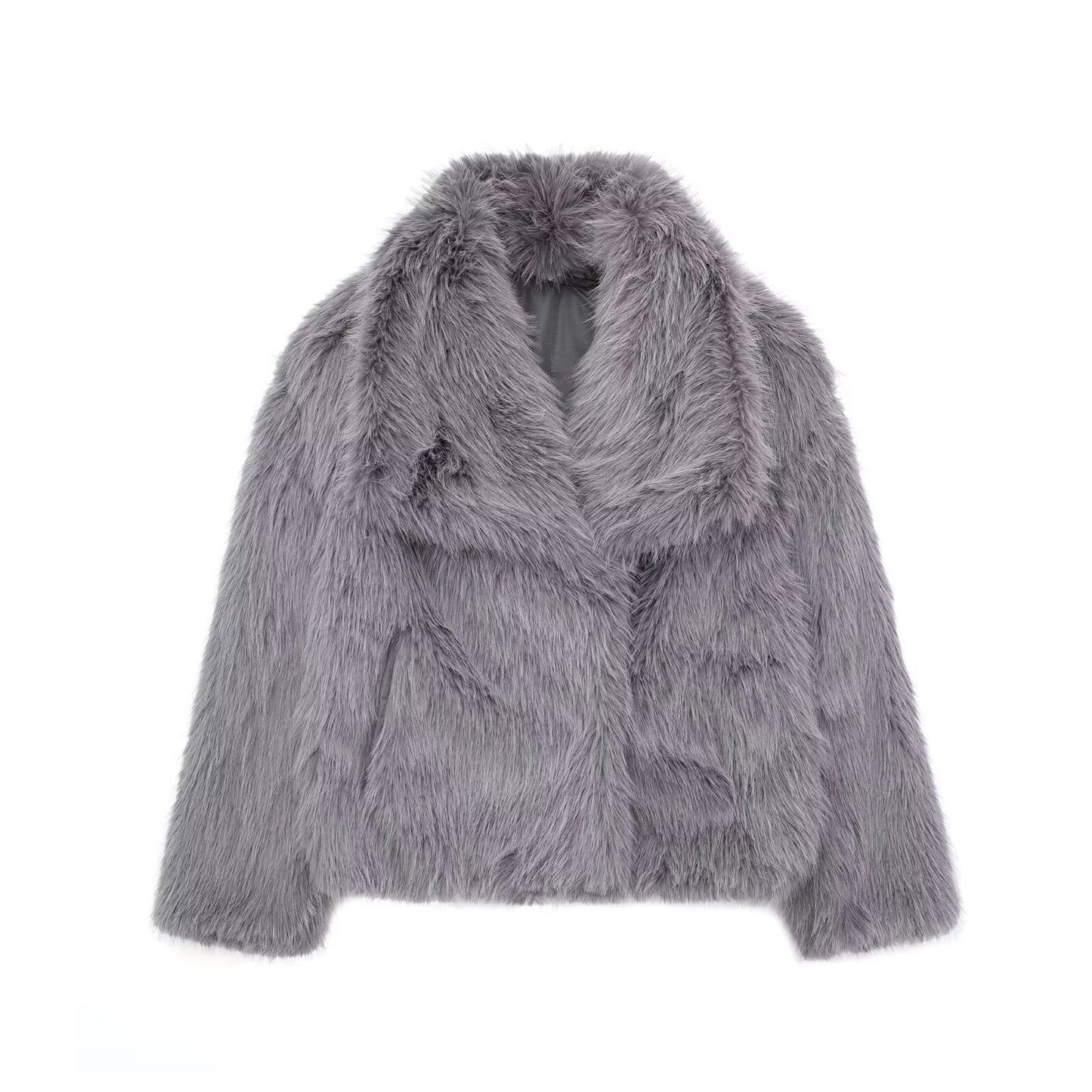 Faux Fur Jas - Kort - Flurry - Synthetische Bontjas - Fluffy Jas Dames-Hallo Susanne