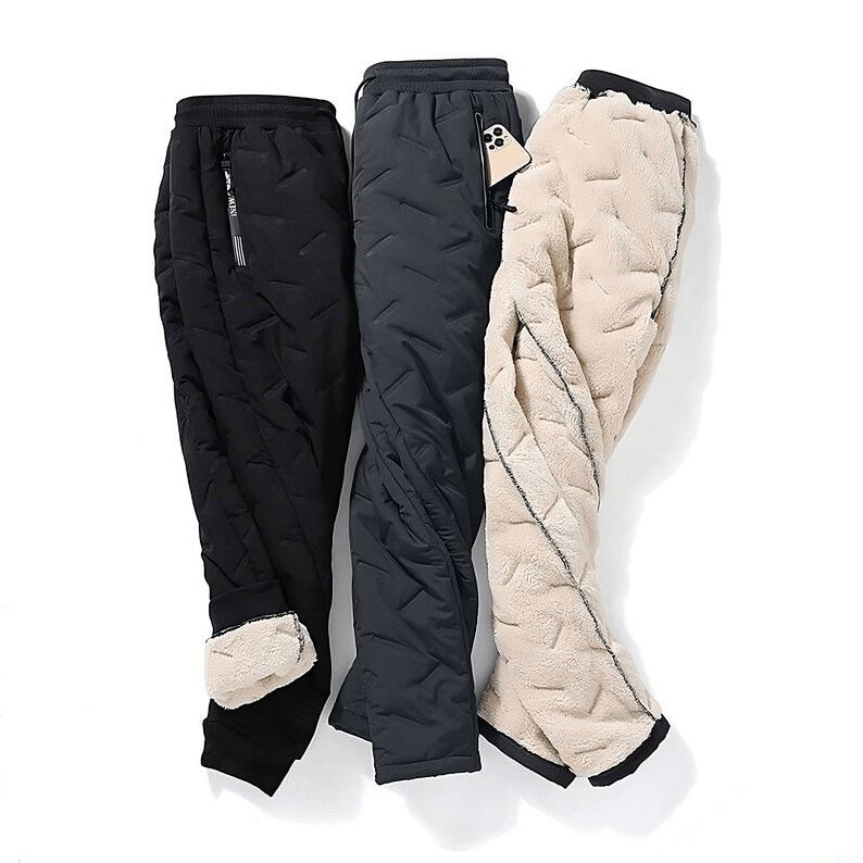 Fleece Gevoerde Broek - Trekkoord - Gewatteerd - Winterbroek - Herenbroek-Hallo Susanne