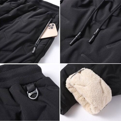 Fleece Gevoerde Broek - Trekkoord - Gewatteerd - Winterbroek - Herenbroek-Hallo Susanne