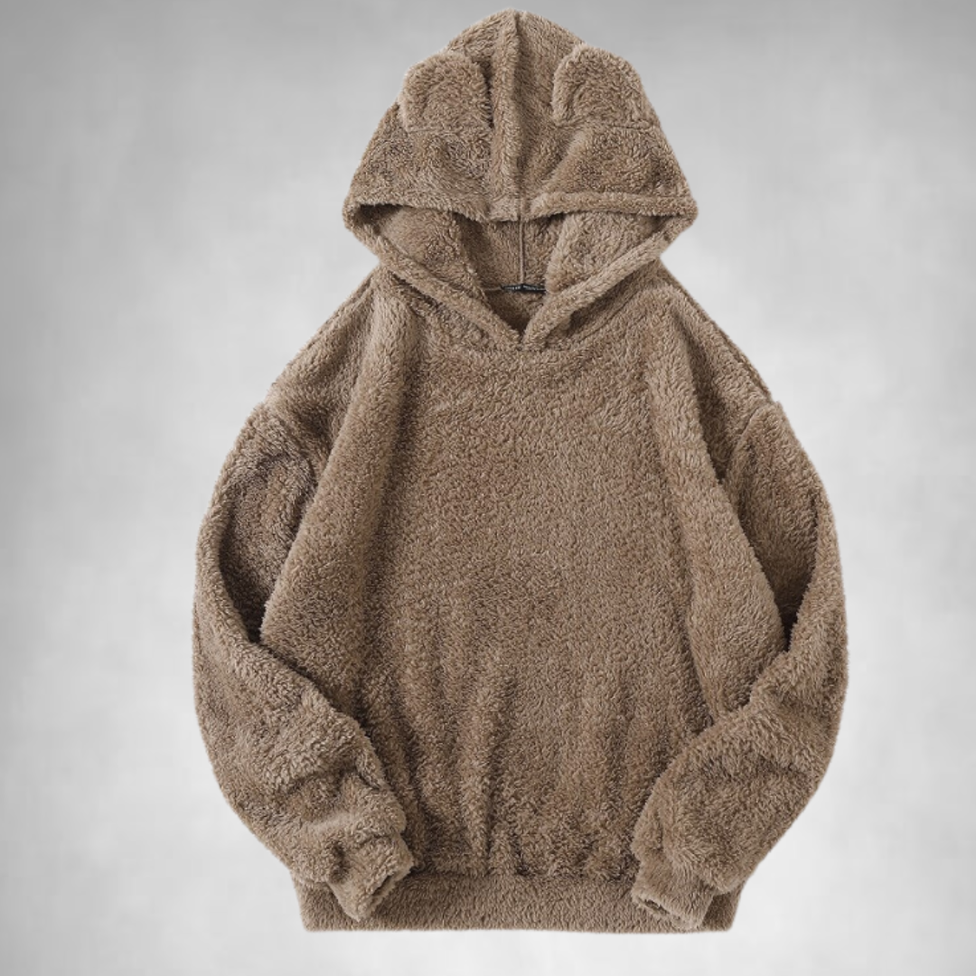 Fleece Hoodie - Berenoor - Warm - Pullover Hoodie - Dames Hoodie-Hallo Susanne