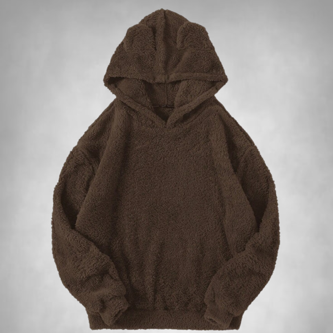 Fleece Hoodie - Berenoor - Warm - Pullover Hoodie - Dames Hoodie-Hallo Susanne