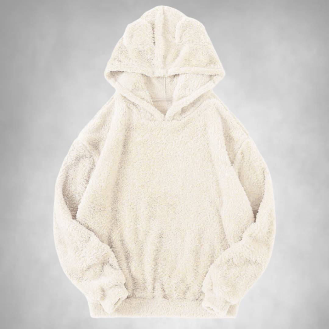 Fleece Hoodie - Berenoor - Warm - Pullover Hoodie - Dames Hoodie-Hallo Susanne