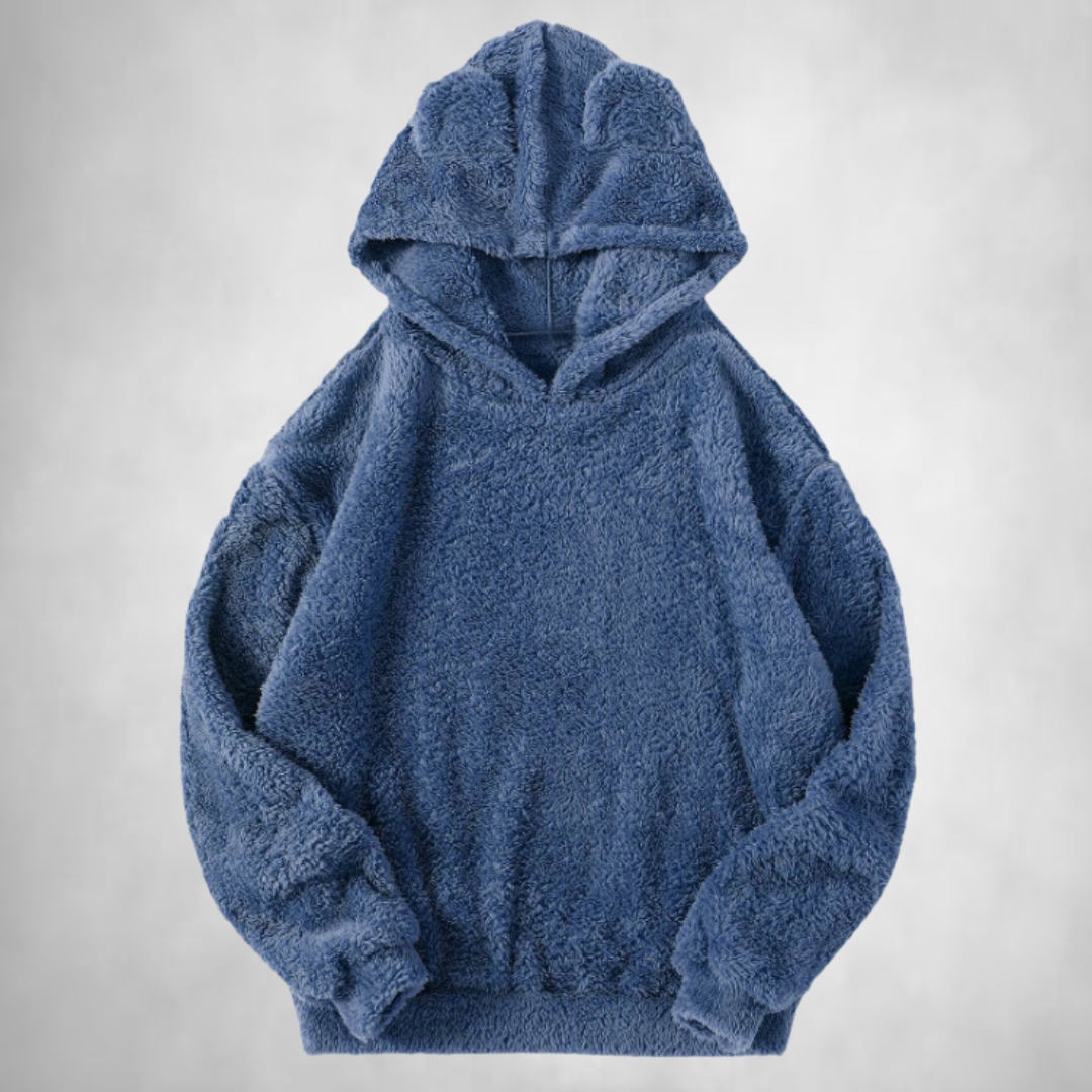 Fleece Hoodie - Berenoor - Warm - Pullover Hoodie - Dames Hoodie-Hallo Susanne