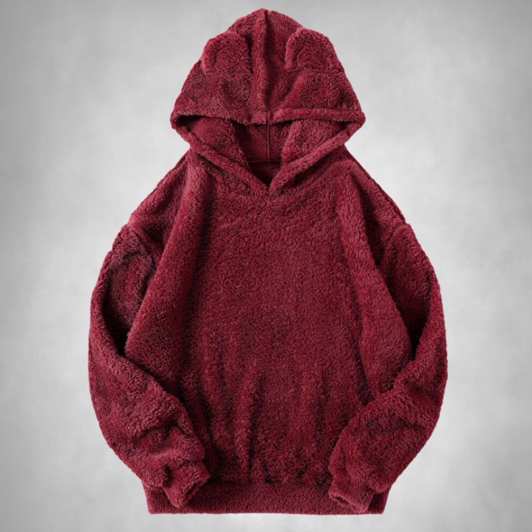 Fleece Hoodie - Berenoor - Warm - Pullover Hoodie - Dames Hoodie-Hallo Susanne
