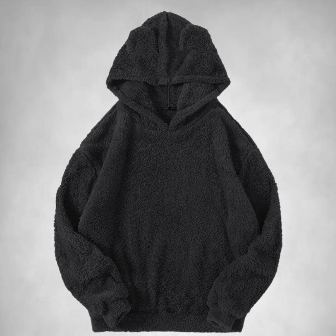 Fleece Hoodie - Berenoor - Warm - Pullover Hoodie - Dames Hoodie-Hallo Susanne
