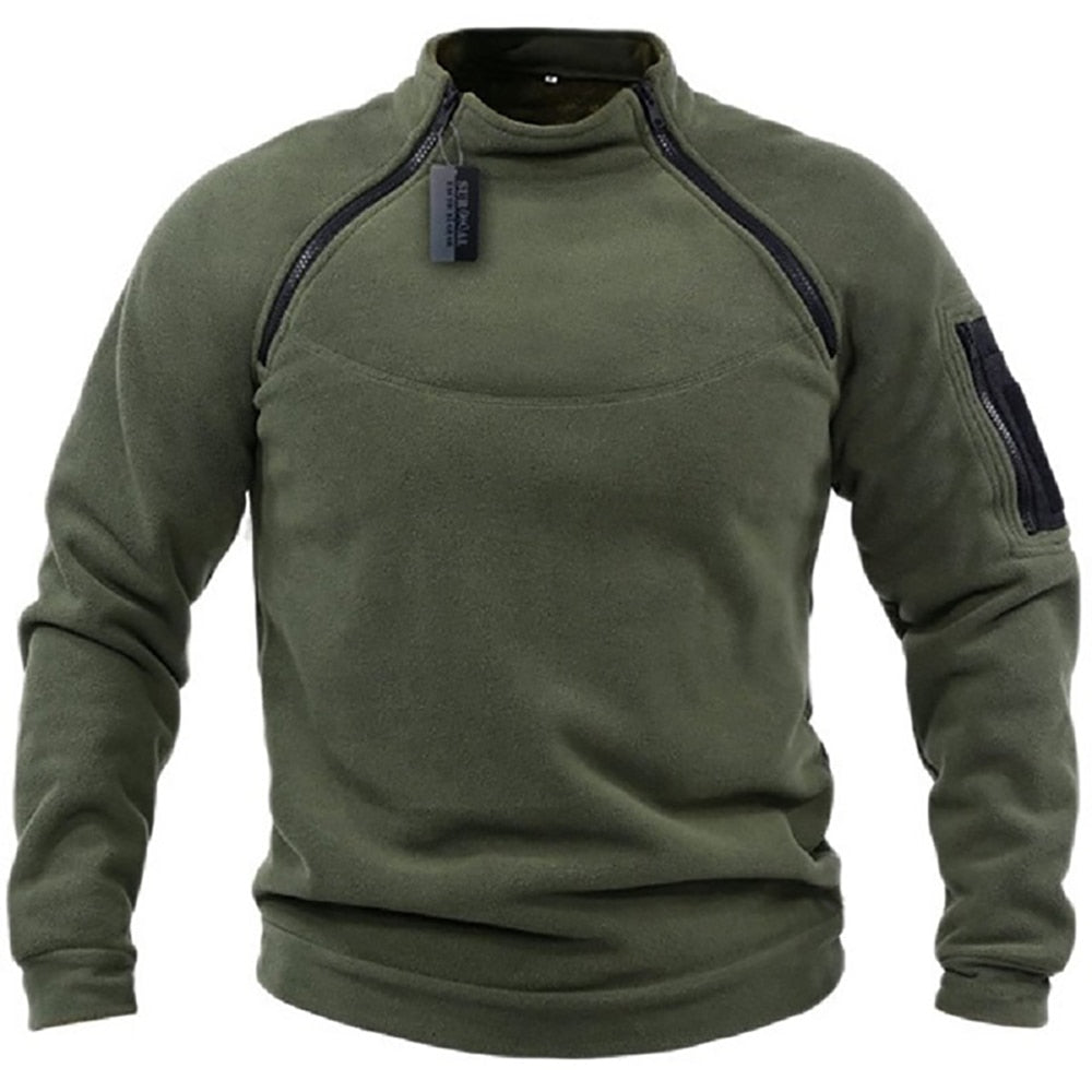 Fleece Trui | Warm | Half Rits | Outdoor Fleece | Heren Fleece-Hallo Susanne