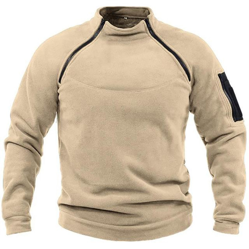Fleece Trui | Warm | Half Rits | Outdoor Fleece | Heren Fleece-Hallo Susanne