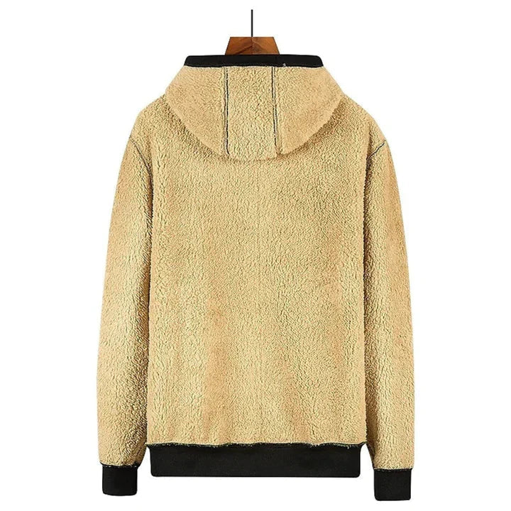 Fleece gevoerde Hoodie | Warm | Winter | Zip Up Hoodie | Heren Hoodie-Hallo Susanne