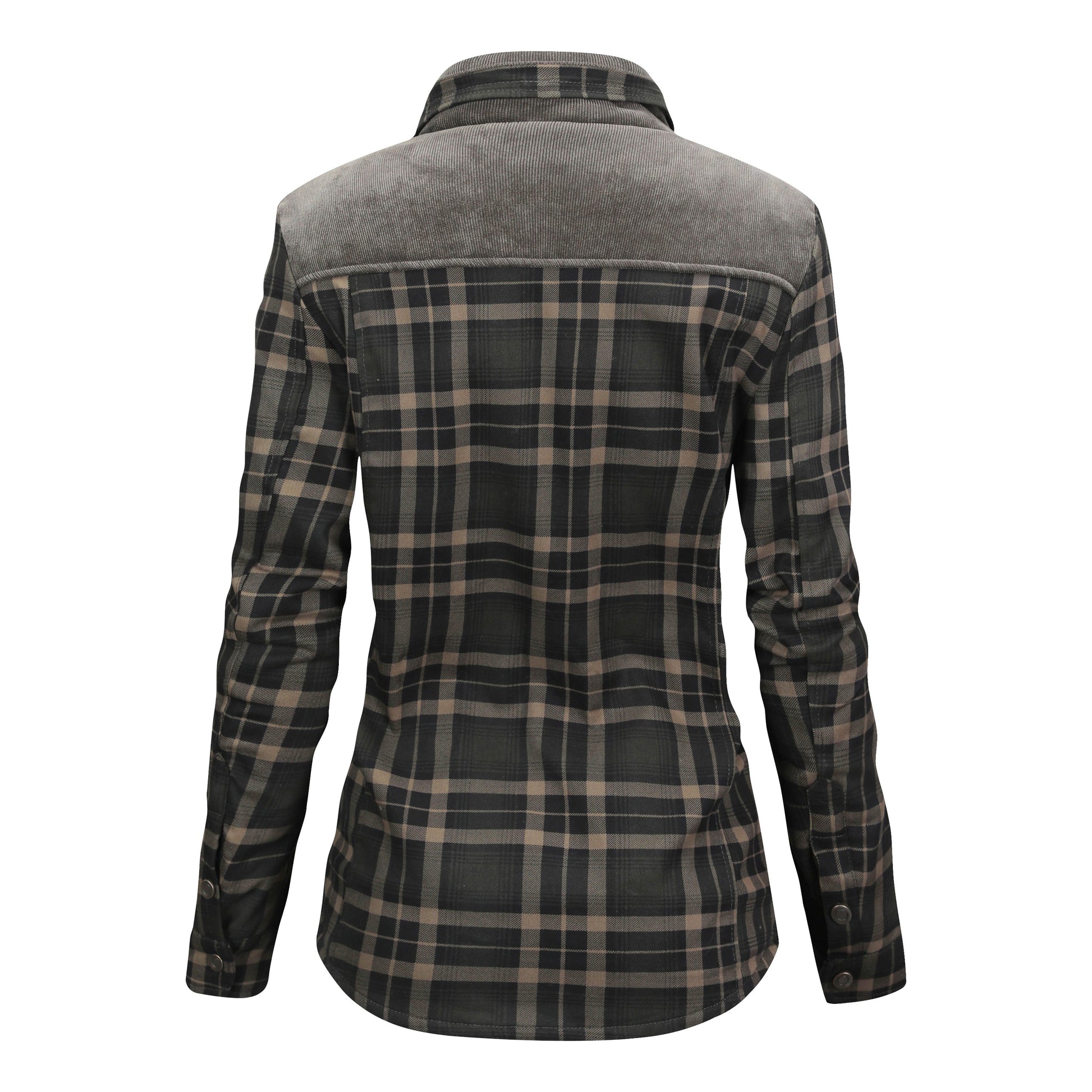 Fleece gevoerde jas | Plaid | Button-Up | Geruite jas | Herenoverhemd-Hallo Susanne