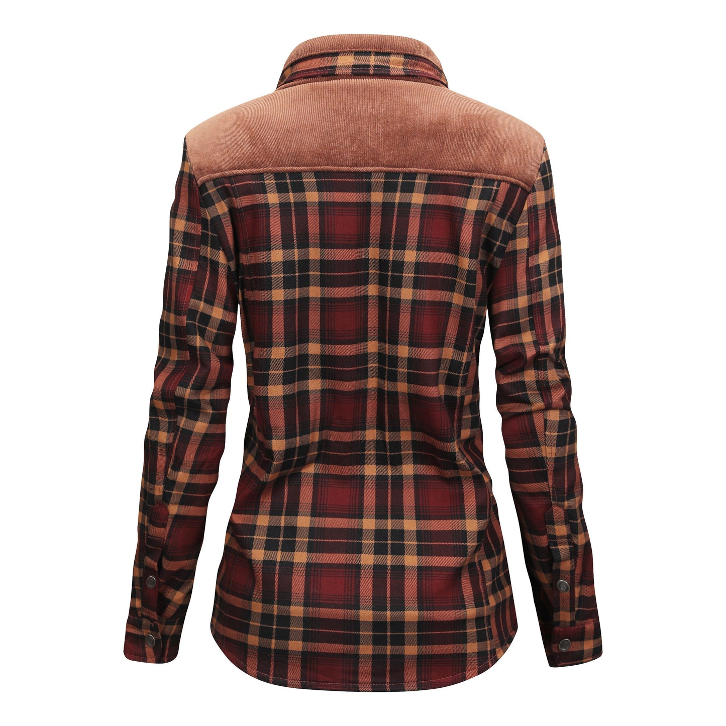 Fleece gevoerde jas | Plaid | Button-Up | Geruite jas | Herenoverhemd-Hallo Susanne