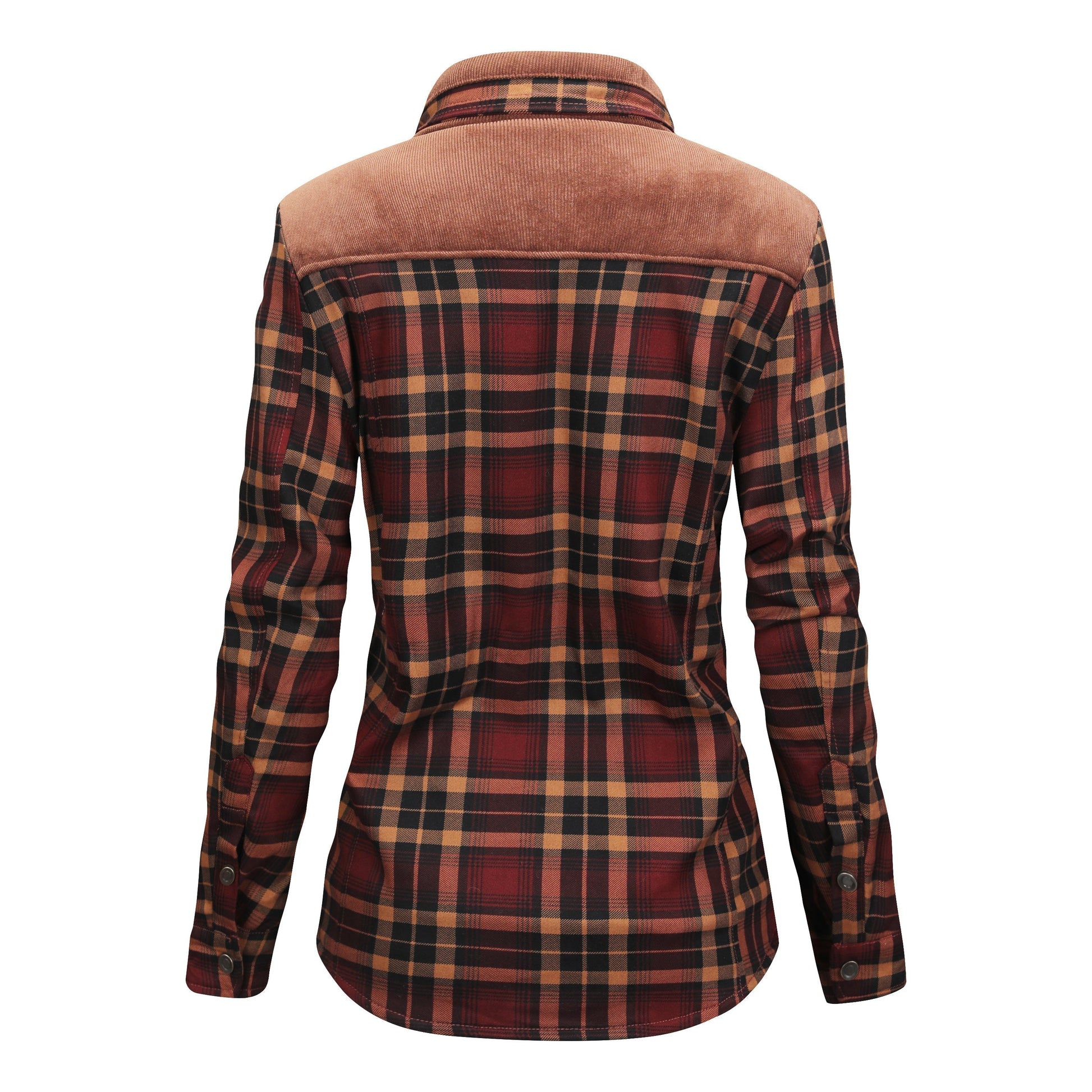 Fleece gevoerde jas | Plaid | Button-Up | Geruite jas | Herenoverhemd-Hallo Susanne