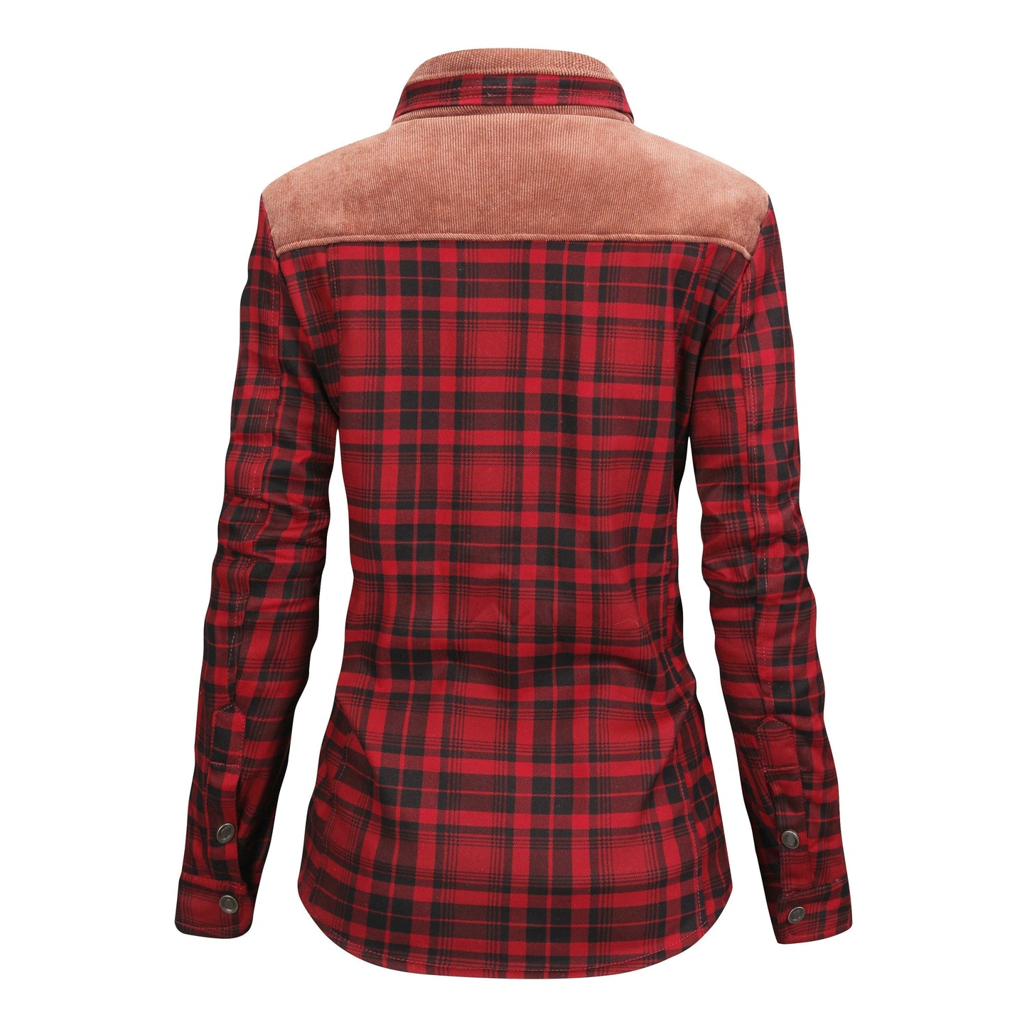 Fleece gevoerde jas | Plaid | Button-Up | Geruite jas | Herenoverhemd-Hallo Susanne