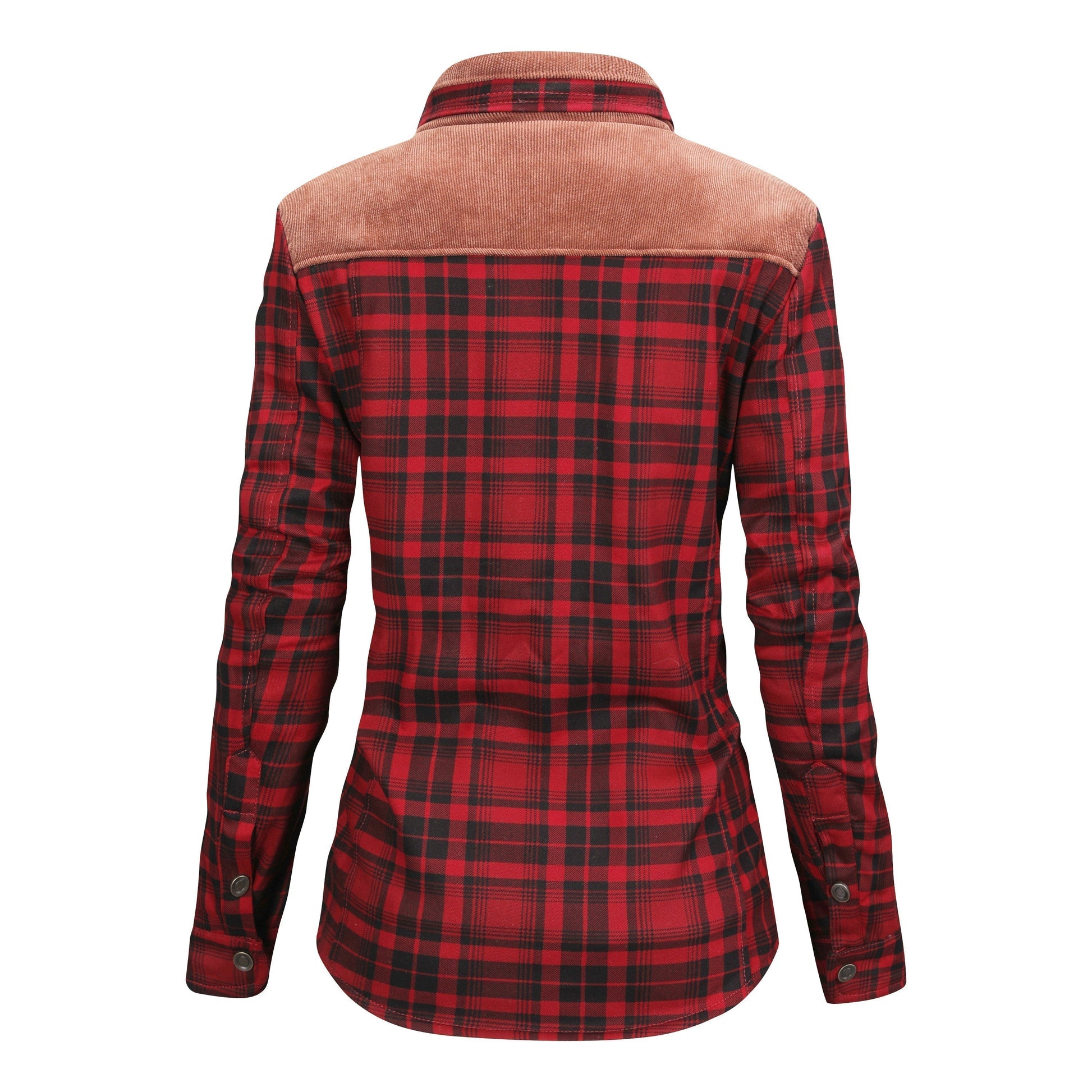 Fleece gevoerde jas | Plaid | Button-Up | Geruite jas | Herenoverhemd-Hallo Susanne