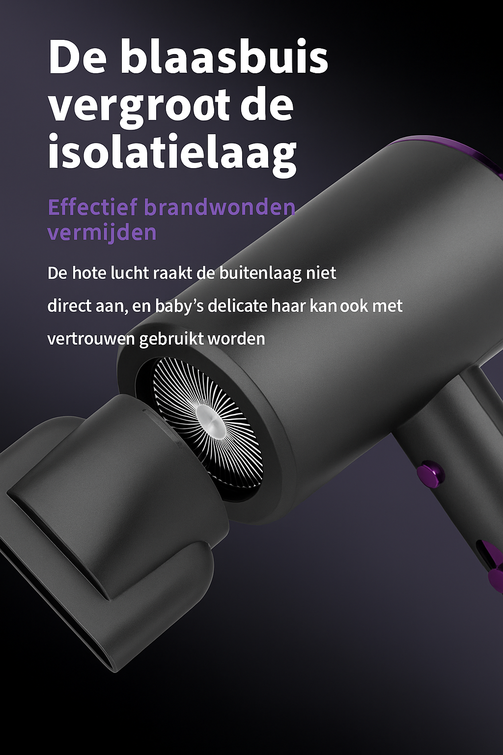 Föhn | Professioneel | Warm en Koud | Föhn met Diffuser | Haardroger-Hallo Susanne