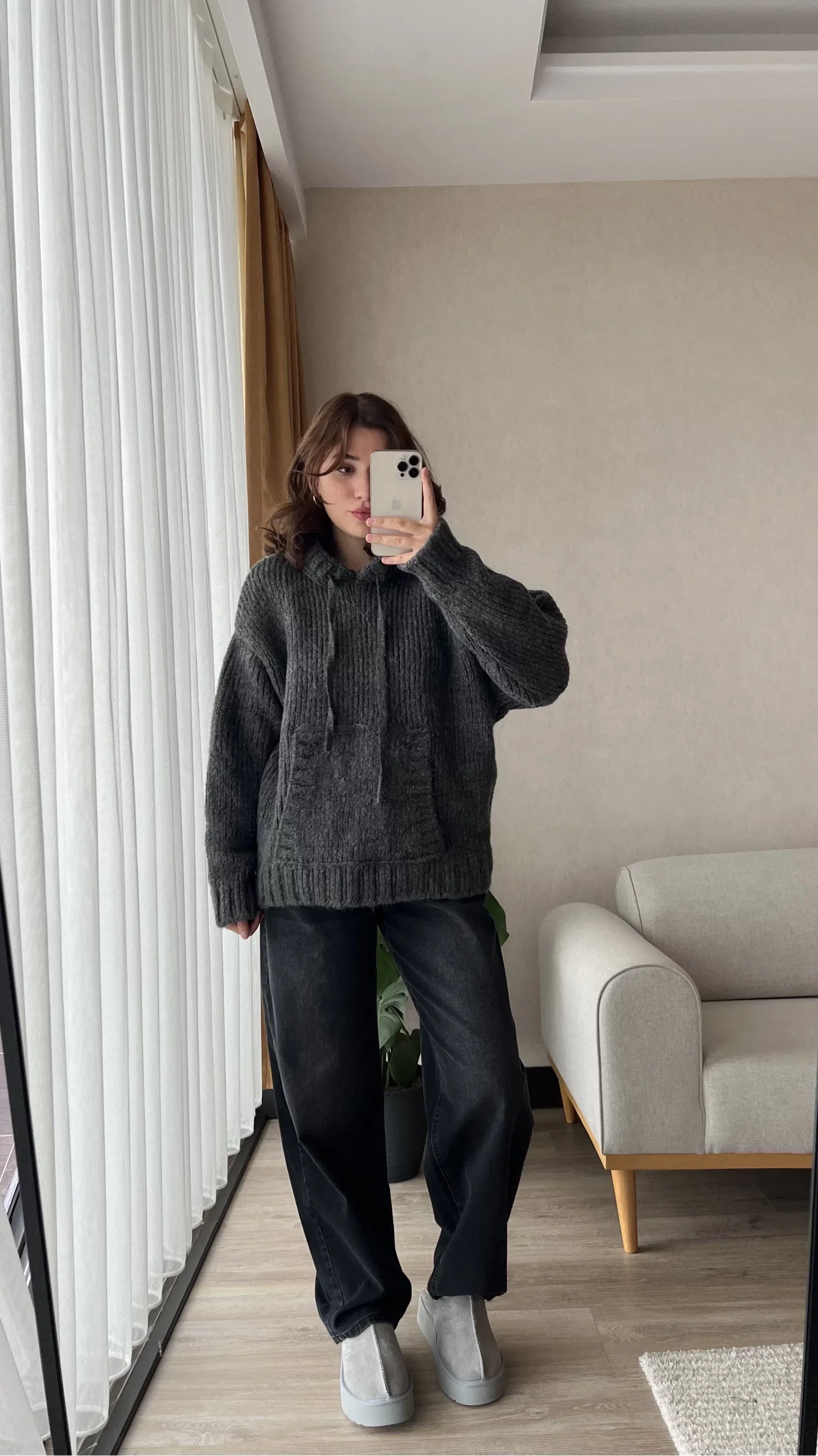 Gebreide Trui - Met capuchon - Pullover - Oversized trui - Damesbreigoed-Hallo Susanne