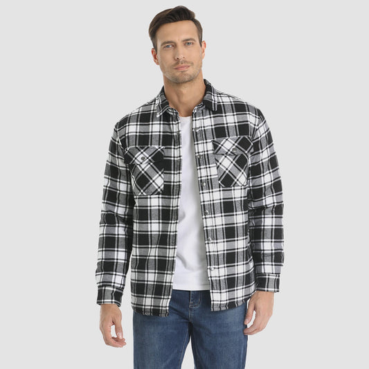 Geruit jasje | Knoopsluiting | Gewatteerde voering | Geruit jasje | Herenkleding-Hallo Susanne