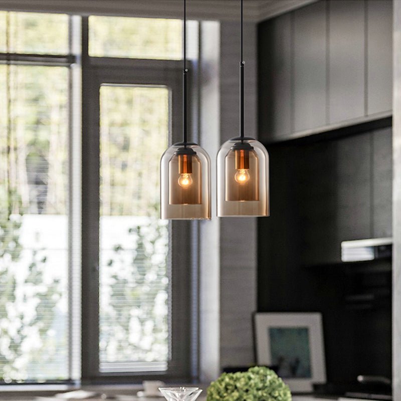 Glazen Plafondlamp - Verstelbaar - Glazen Lampenkap - Keuken Plafondlamp - Hanglamp-Hallo Susanne