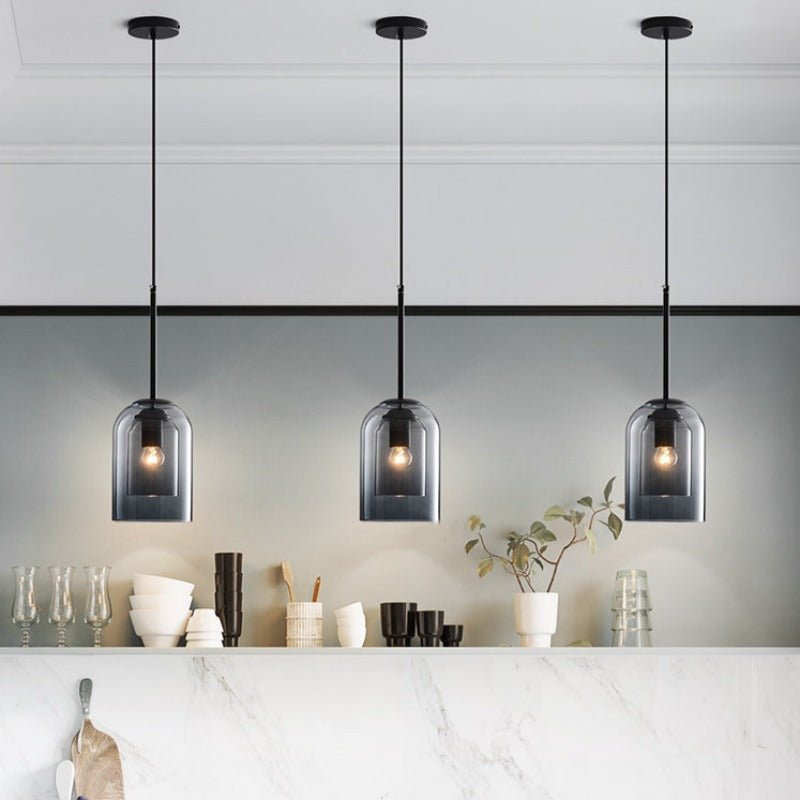 Glazen Plafondlamp - Verstelbaar - Glazen Lampenkap - Keuken Plafondlamp - Hanglamp-Hallo Susanne