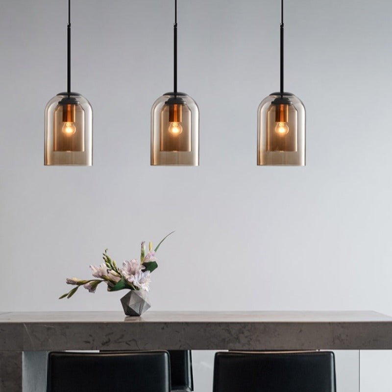 Glazen Plafondlamp - Verstelbaar - Glazen Lampenkap - Keuken Plafondlamp - Hanglamp-Hallo Susanne