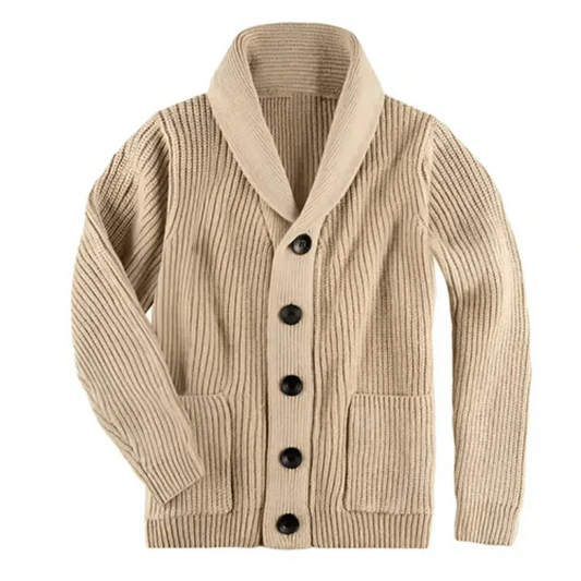 Grof vest - Warm - Button-Up - Gebreid vest - Herenvest-Hallo Susanne