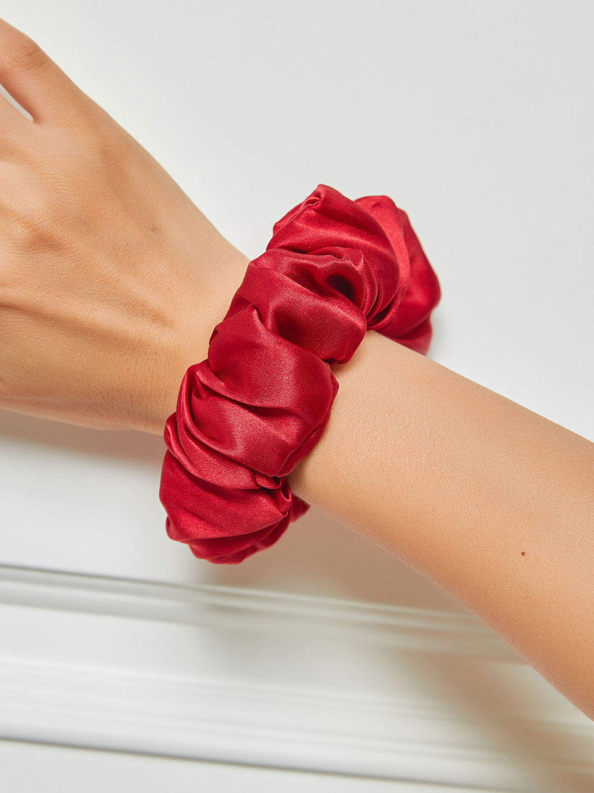 Haar Scrunchie | Groot | Satijn | Zijden Scrunchie | Zijden Haarbanden-Hallo Susanne