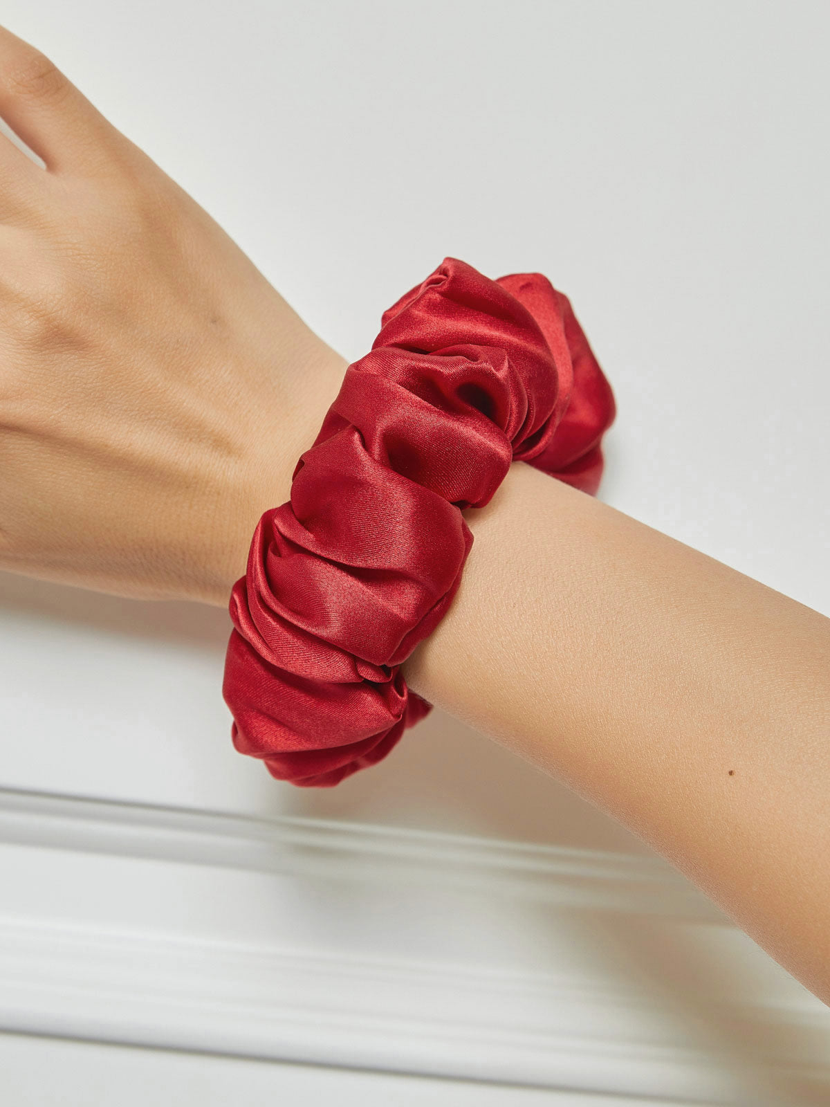 Haar Scrunchie | Groot | Satijn | Zijden Scrunchie | Zijden Haarbanden-Hallo Susanne