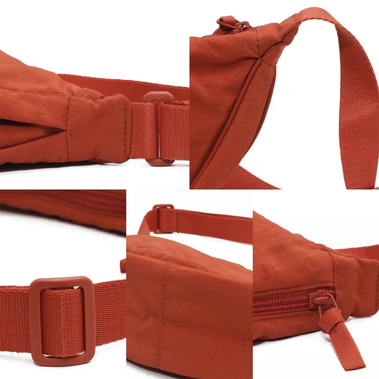 Halve Maan Tas - Ritssluiting - Crossbody Tas - Heuptas-Hallo Susanne