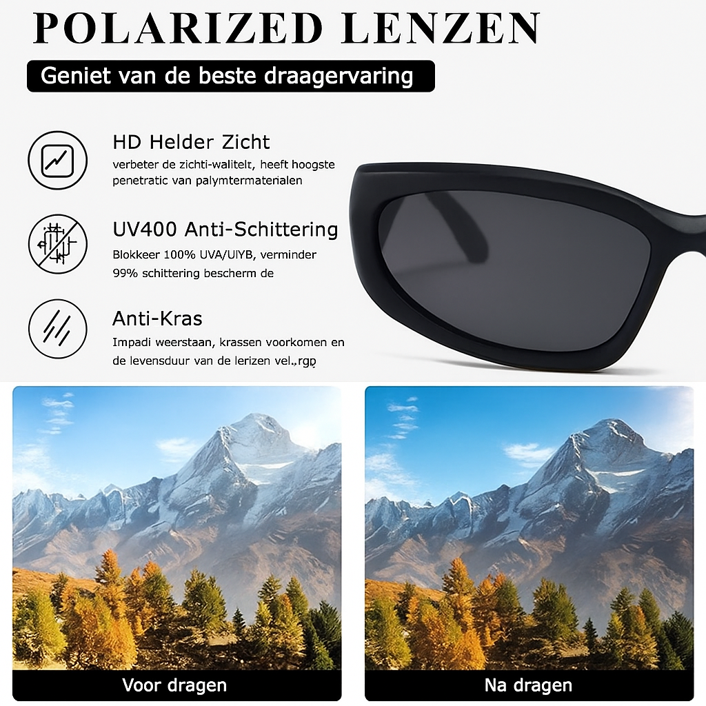 Hardloopbril - Sport - UV-bescherming - Fietsbril - Unisex Zonnebril-Hallo Susanne