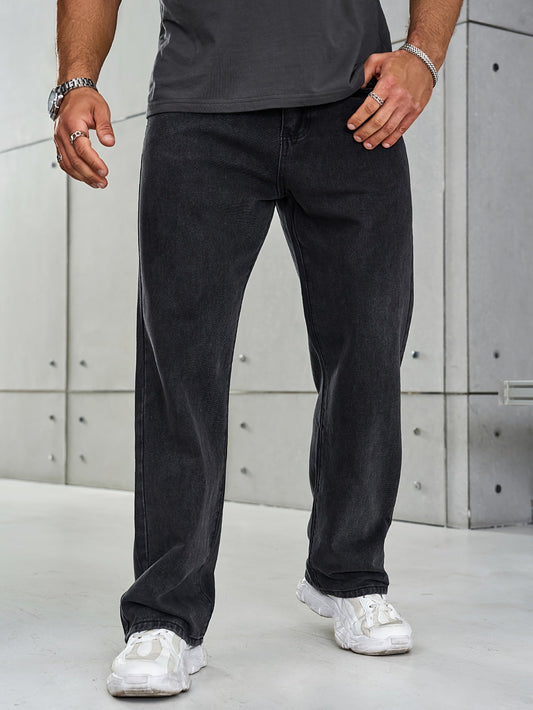 Heren Jeans - Stretch - Rechte Pijp - Losse Jeans - Baggy Jeans-Hallo Susanne