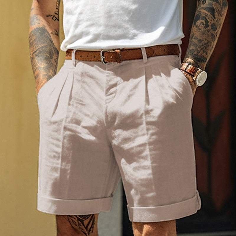 Heren Shorts Linnen | Katoen | Zomer | Linnen Shorts | Heren Shorts-Hallo Susanne