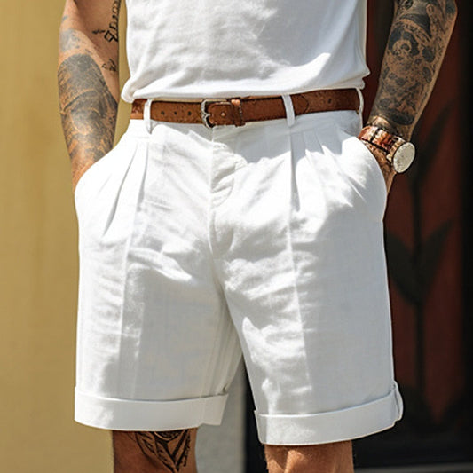 Heren Shorts Linnen | Katoen | Zomer | Linnen Shorts | Heren Shorts-Hallo Susanne
