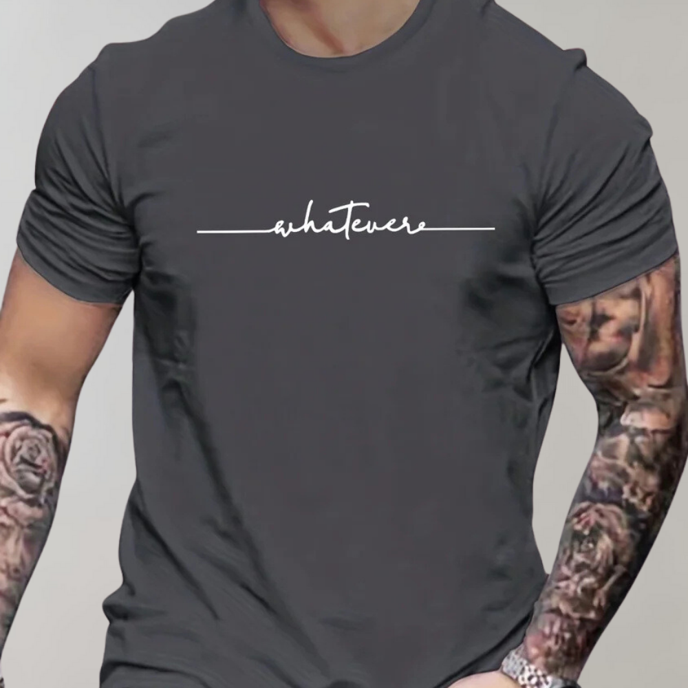 Heren T-shirt - Korte Mouw - Regular Fit - T-shirt met Crew Hals - Herenkleding-Hallo Susanne