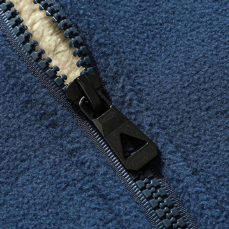 Heren fleece met volledige rits - Warm - Sport - Fleecejack - Herenjassen-Hallo Susanne