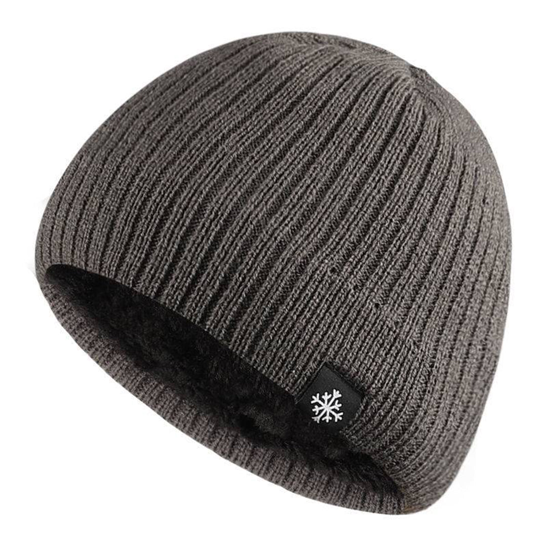 Heren muts - Warm - Met fleece gevoerd - Gebreide muts - Wintermuts-Hallo Susanne