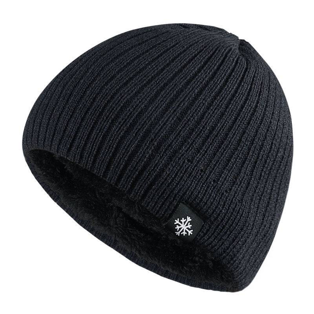 Heren muts - Warm - Met fleece gevoerd - Gebreide muts - Wintermuts-Hallo Susanne