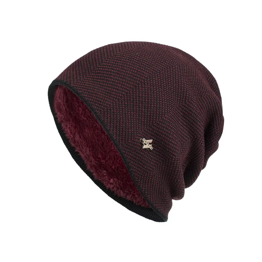 Herenmuts | Met bontvoering | Warm | Slouchy muts | Herenwintermuts-Hallo Susanne