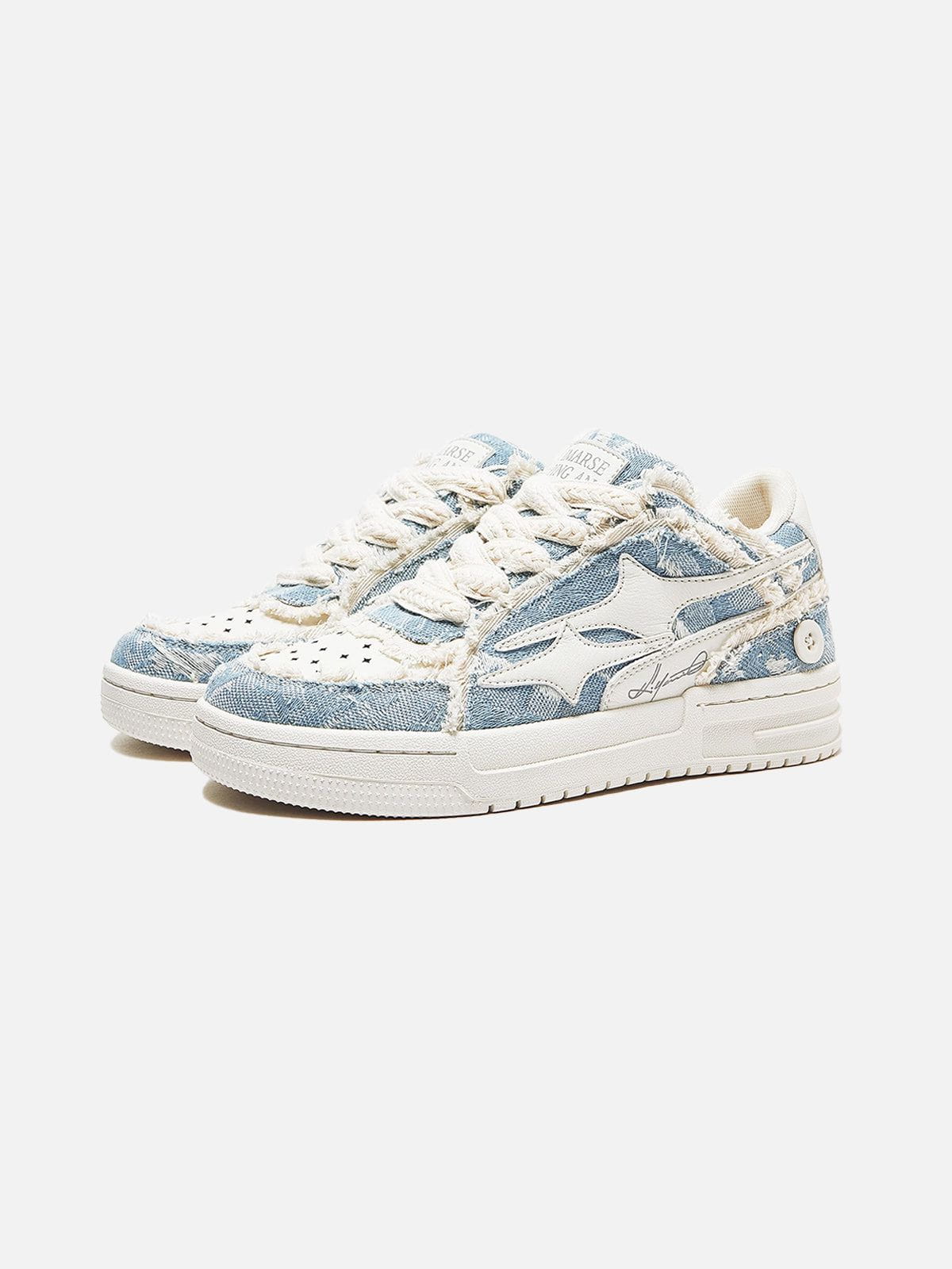 Herensneakers - Slip-On - Ster - Platform Sneakers - Herenschoenen-Hallo Susanne
