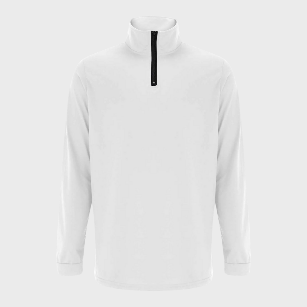 Herenstrui met kwart rits | Lange mouwen | Pullover | Sweatshirt met halve rits | Trui met kwart rits voor heren-Hallo Susanne